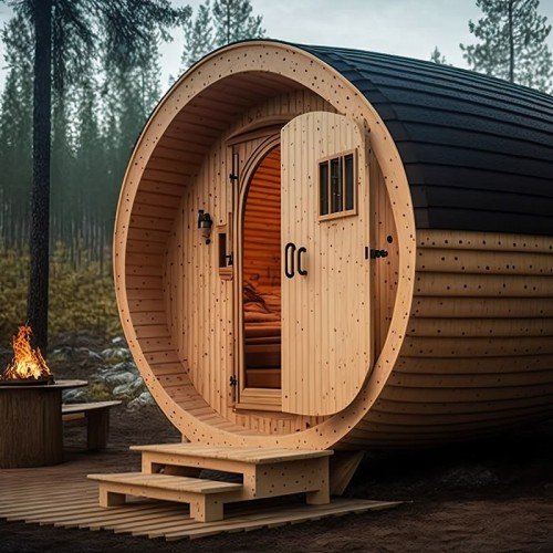 Kubilas su integruota krosnele